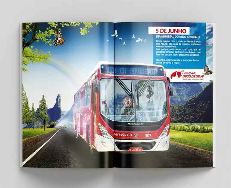 Dedo de Deus — Anúncios Revista