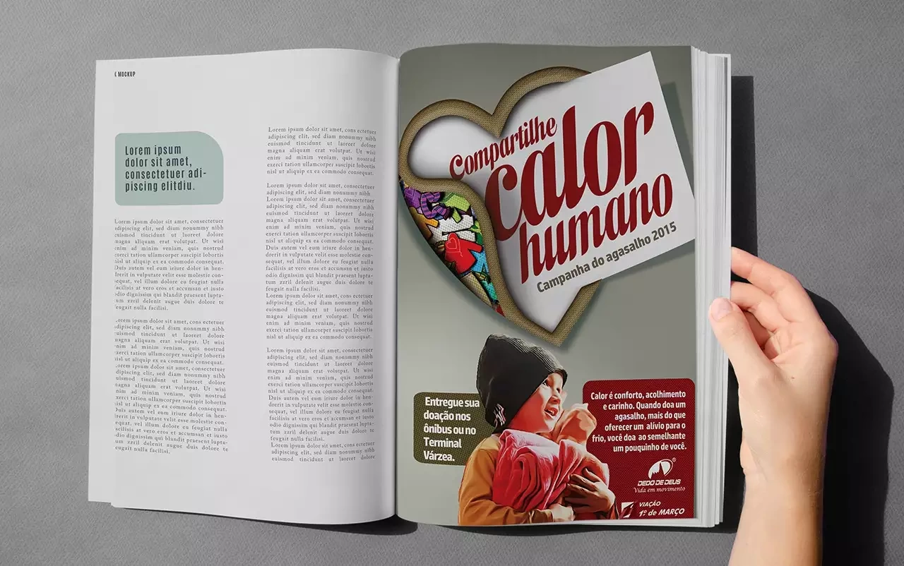 Dedo de Deus — Anúncios Revista