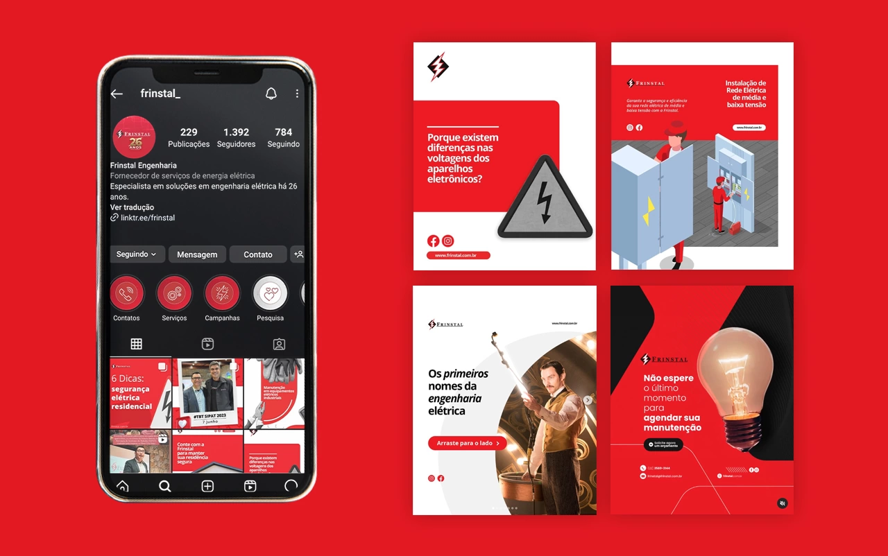 Frinstal — Gerenciamento de Redes Sociais