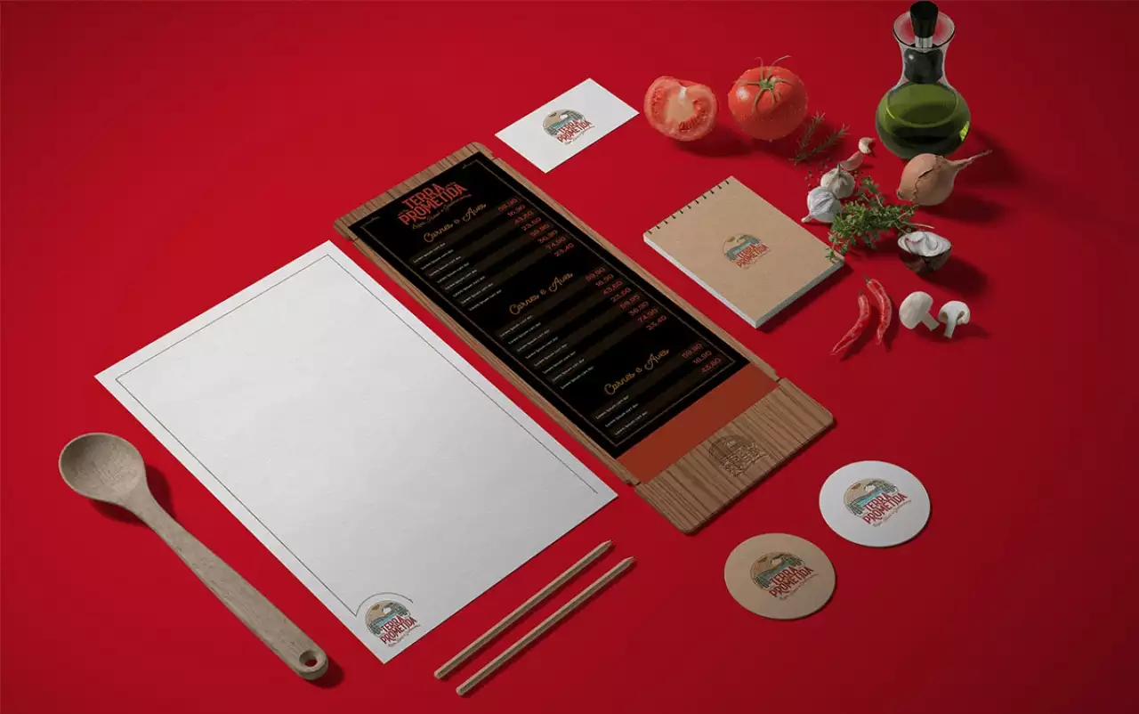 Terra Prometida — Identidade Visual e Papelaria